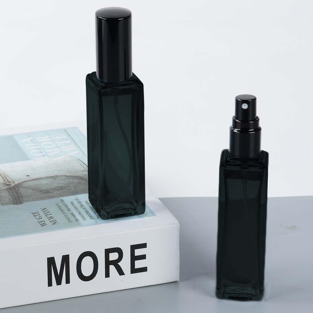 Thumbnail 5 de LOPHE Extracteur Diffuseur de Parfum 6 flacons carrés en verre de 10 ml avec pompe, voyage (bleu-noir)
