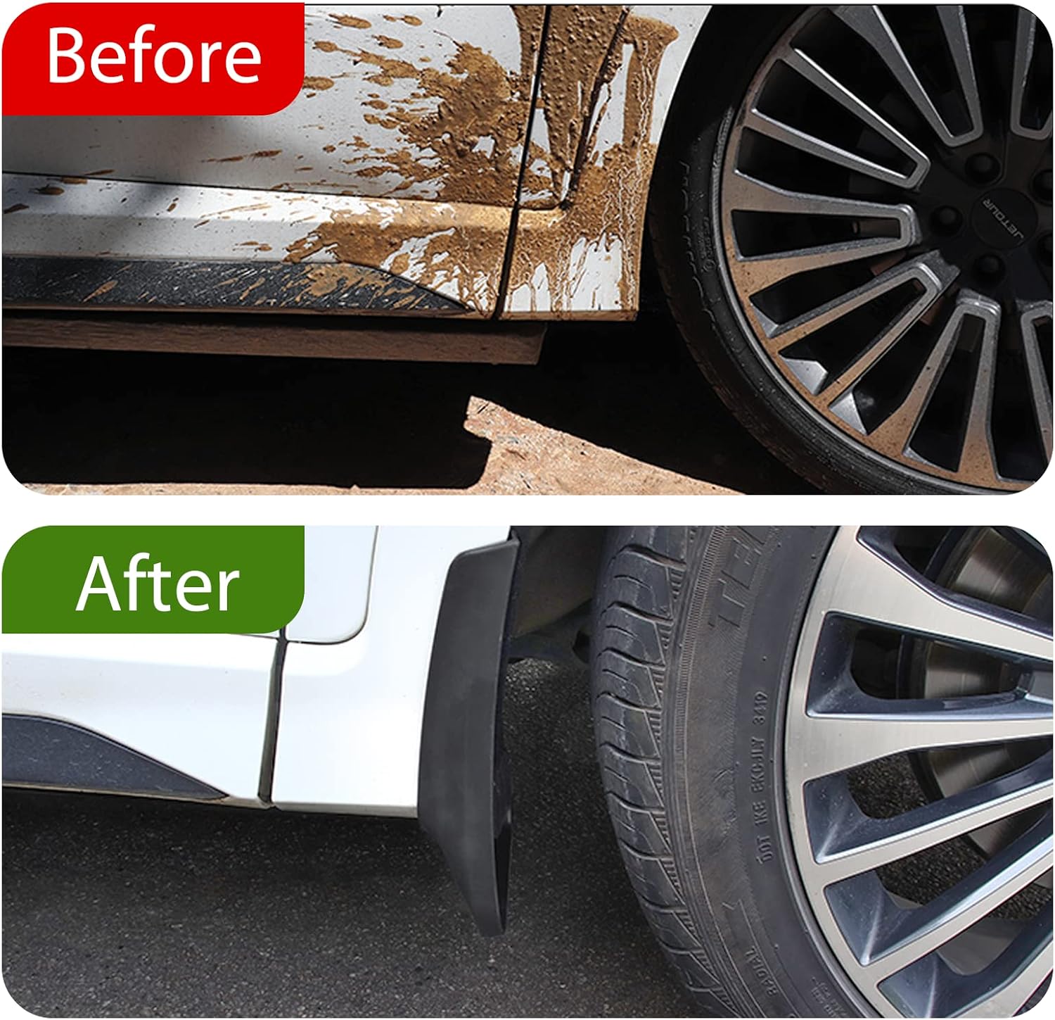 Detalle de BDFHYK Mud Flaps 4-Piece Set