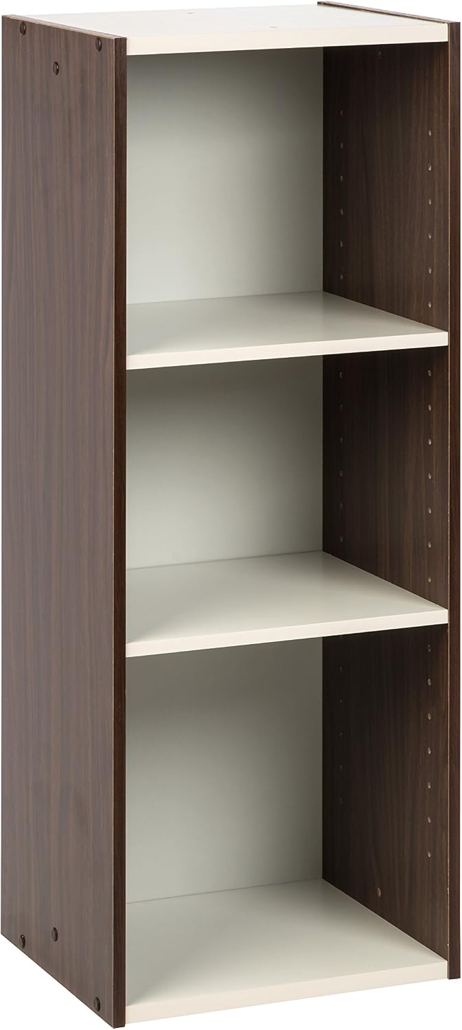 Detalle de Iris Ohyama Space Saving Shelf UB-9035: libreria modulare a 3 ripiani in Marrone