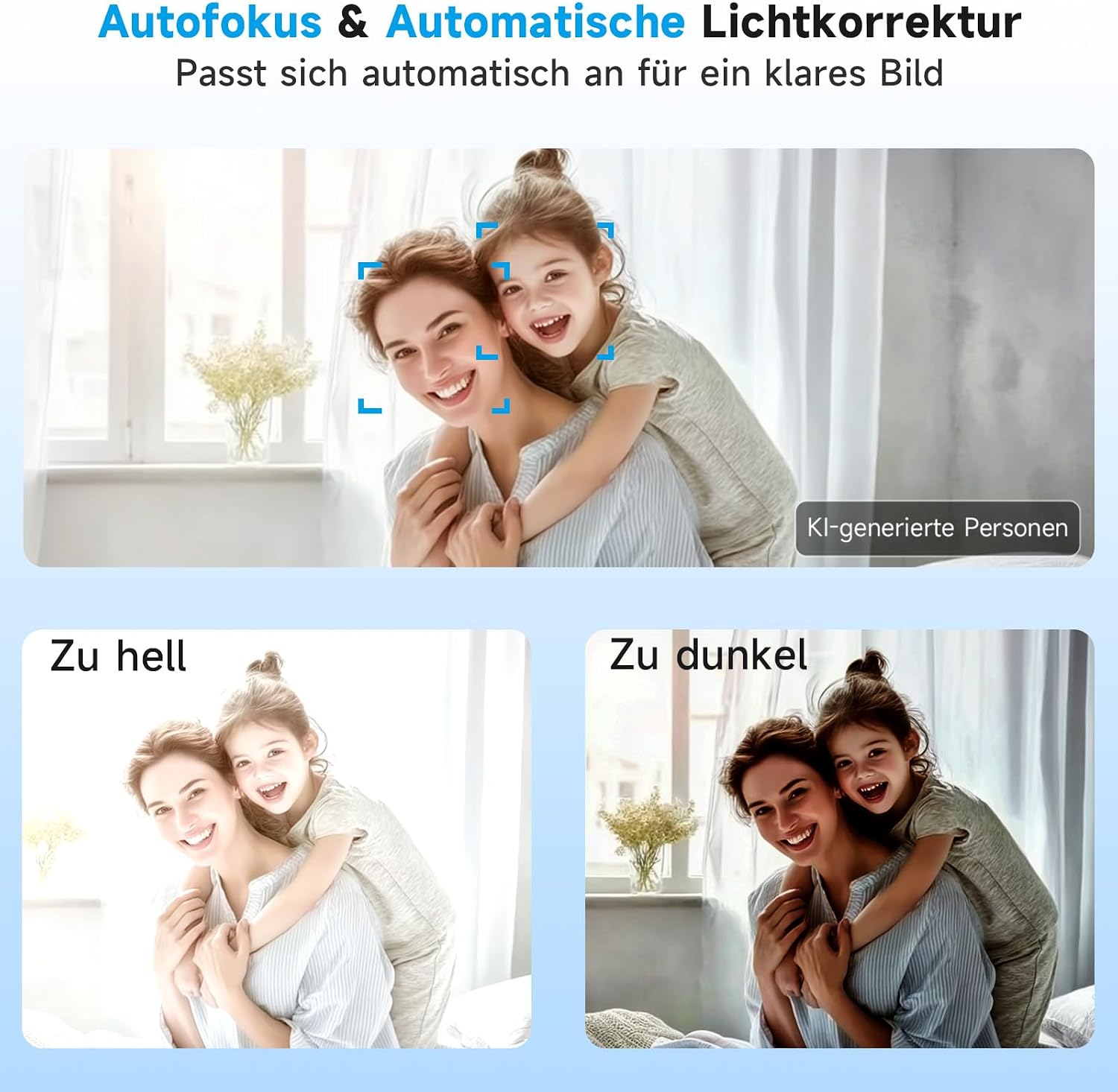 Thumbnail 6 de AOC Webcam 4K Ultra HD mit Mikrofon, Privatsphärenabdeckung und Plug‑&‑Play