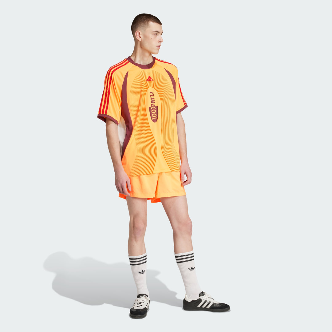 Detalle de Camiseta Climacool Fashion de Adidas — naranja