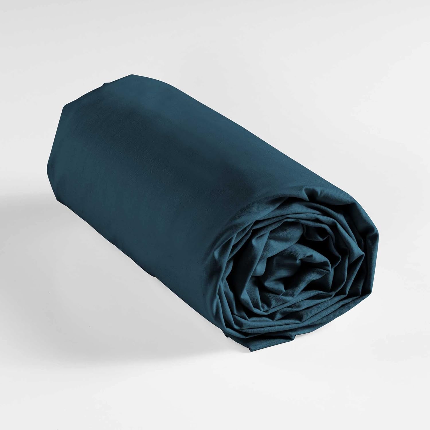 Thumbnail 1 de Douceur d'intérieur Drap Housse Lina Bleu 140 x 190 cm – 100% Coton