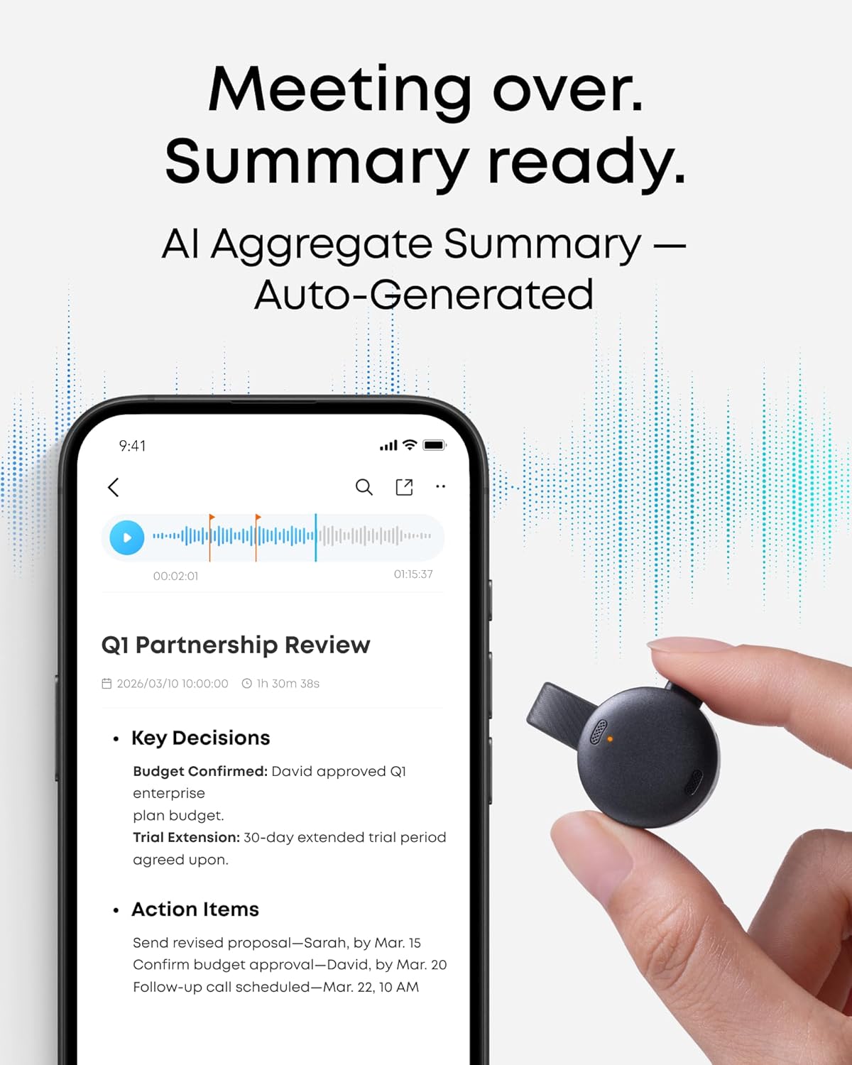 Thumbnail 5 de soundcore Work AI Voice Recorder
