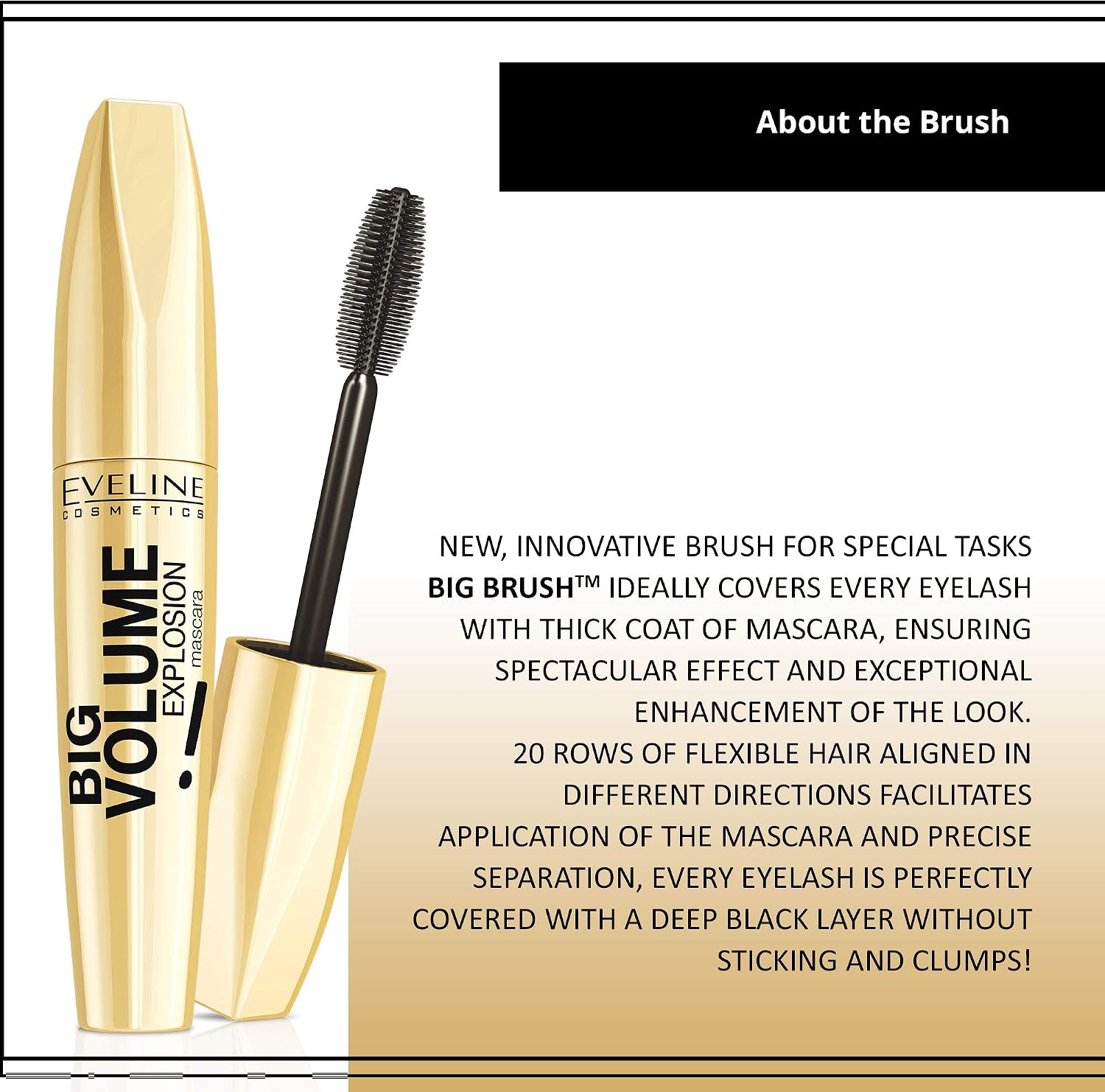 Thumbnail 4 de Eveline Cosmetics Big Volume Explosion Mascara 20 File