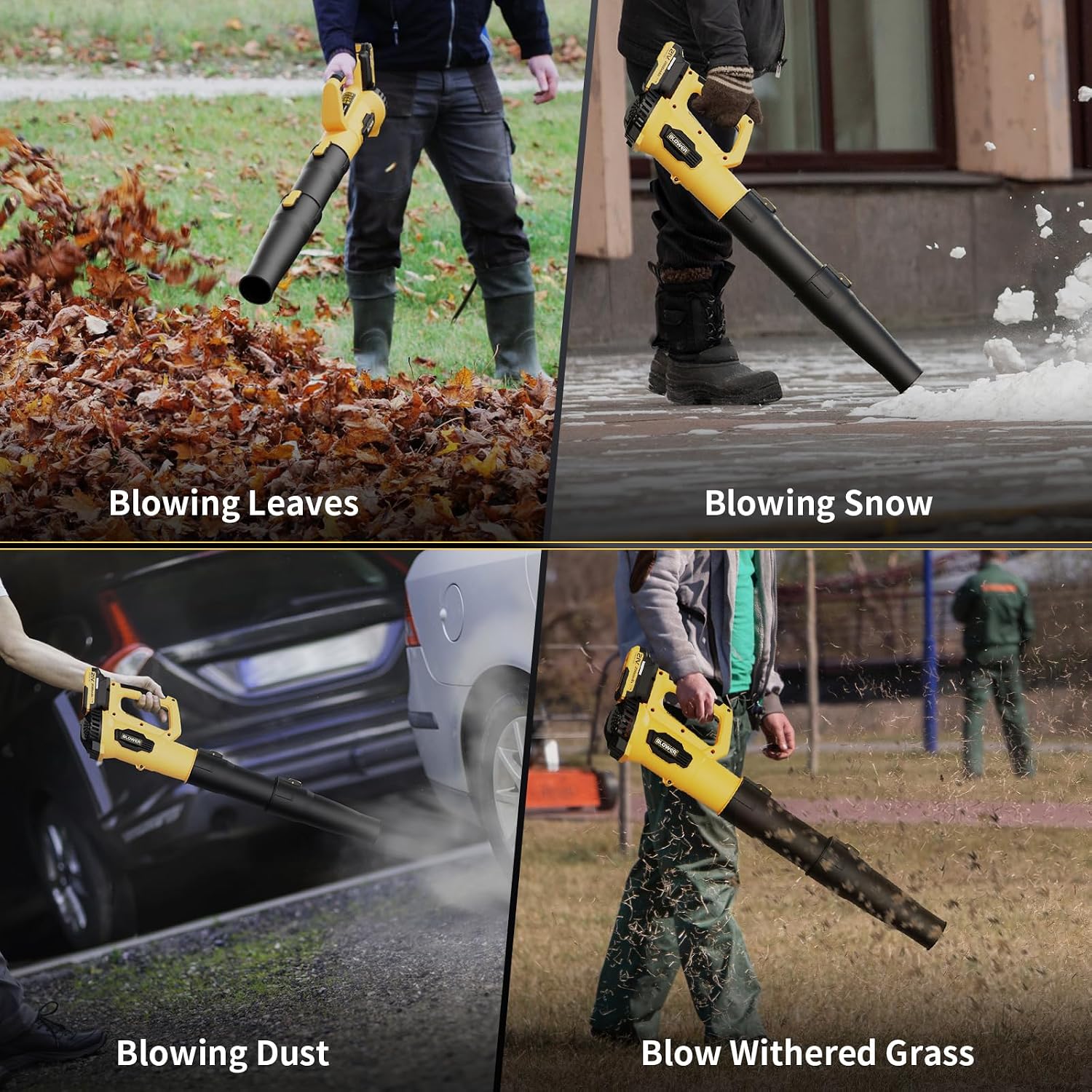 Detalle 2 de LEAPUL Cordless Leaf Blower 21V