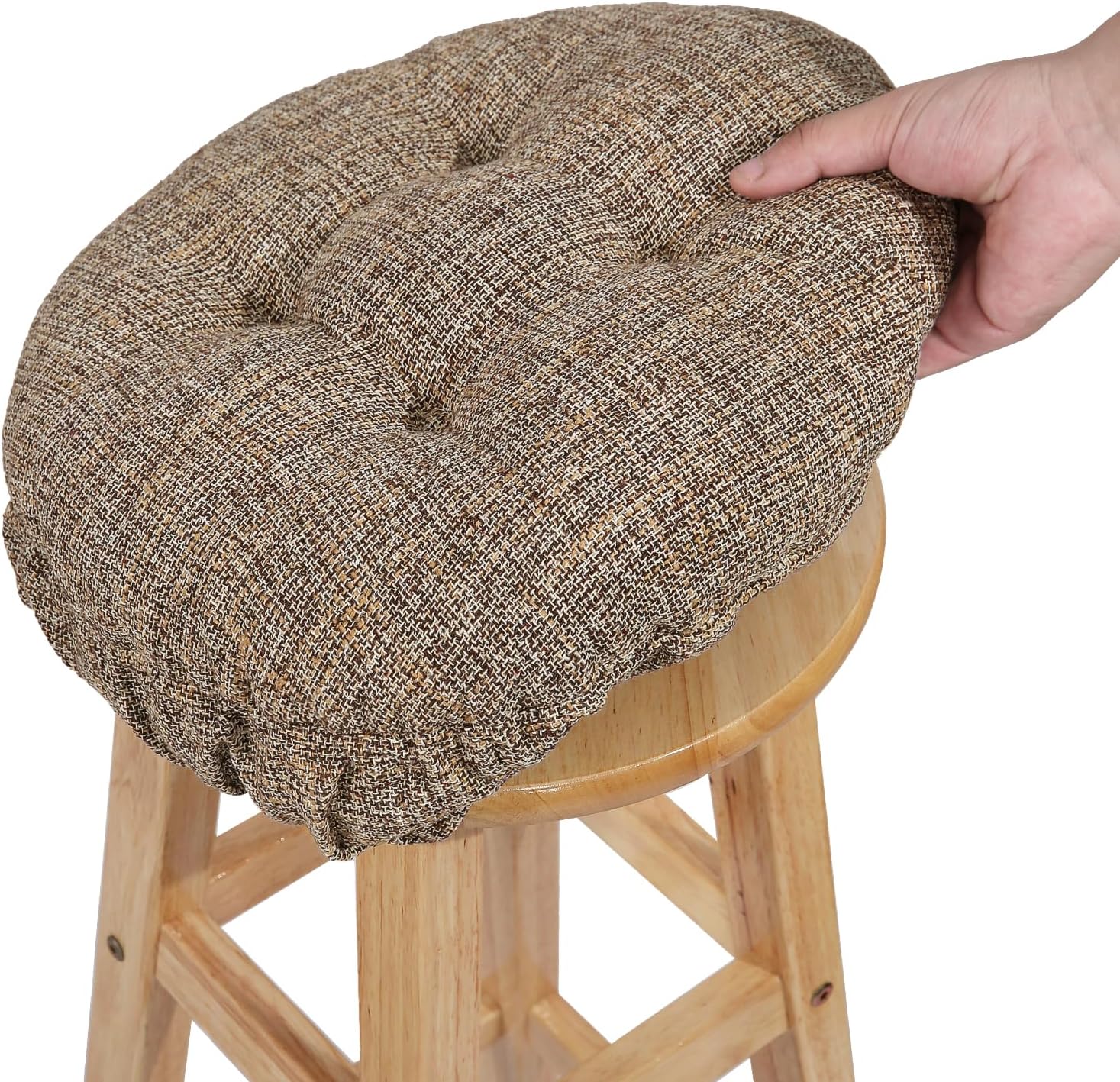Thumbnail 6 de SINOSSO Round Bar Stool Cushion 14-inch