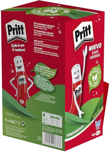 Thumbnail 2 de Pritt Colla Stick 15 x 43 g, stick per carta e carta fotografica 📎