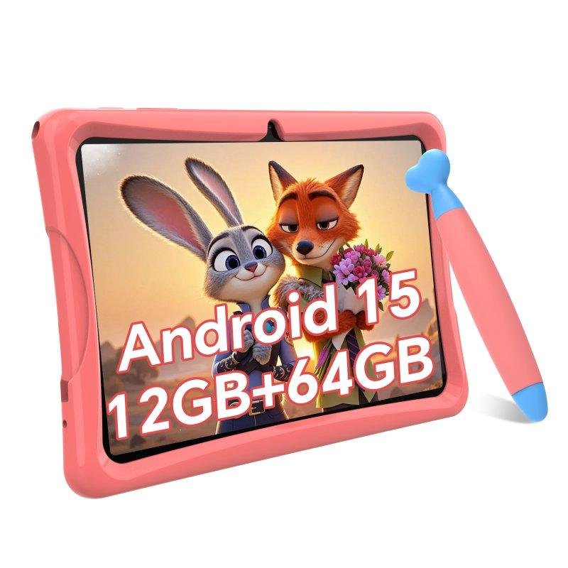 Detalle 2 de Tablet VEKFULPC K10 WiFi 10,1" Rosa con Stylus Pen