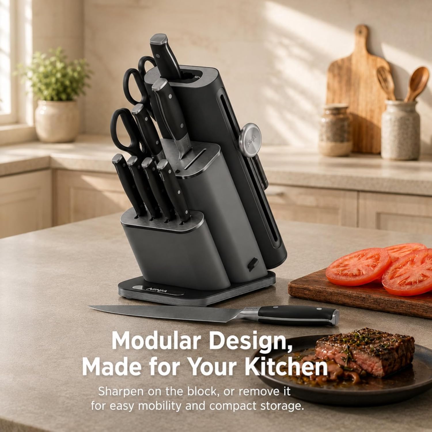 Detalle 2 de Ninja Knife Block Set NK32010BK1