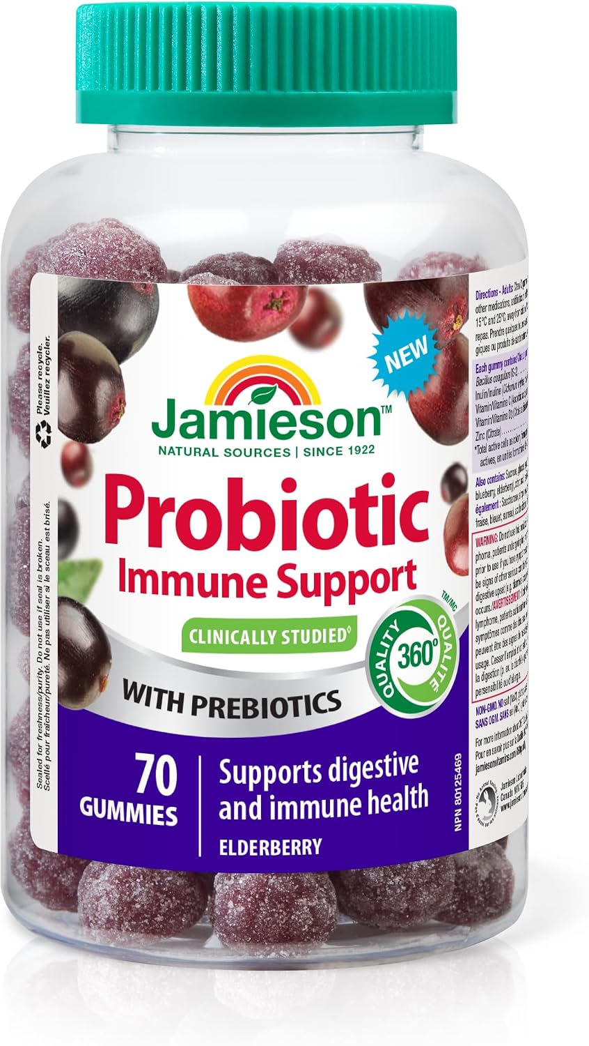 Detalle de Jamieson Probiotic Gummies, 70 count
