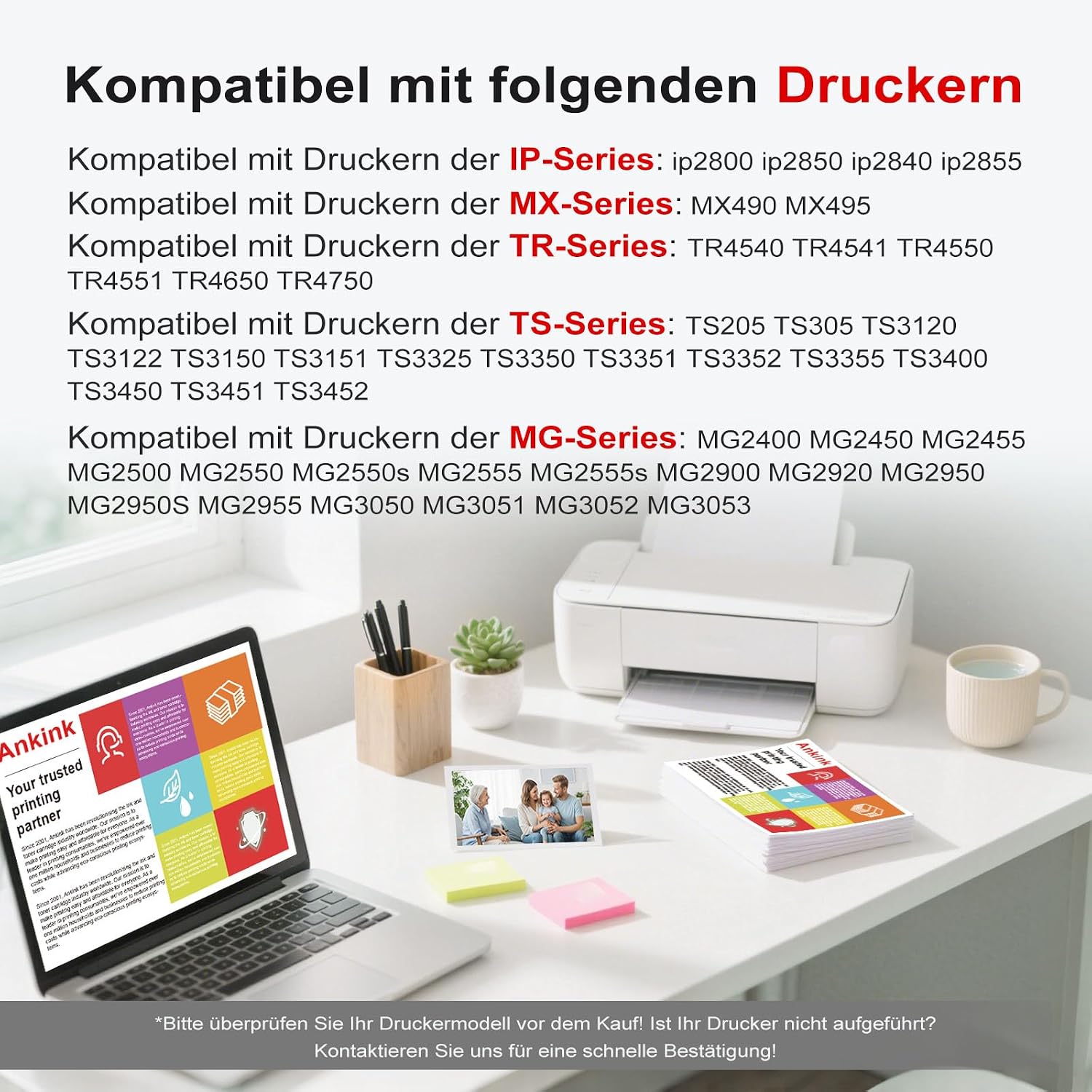 Thumbnail 2 de ANKINK Kompatibel Tintenpatrone 545/546 XL 2er Pack