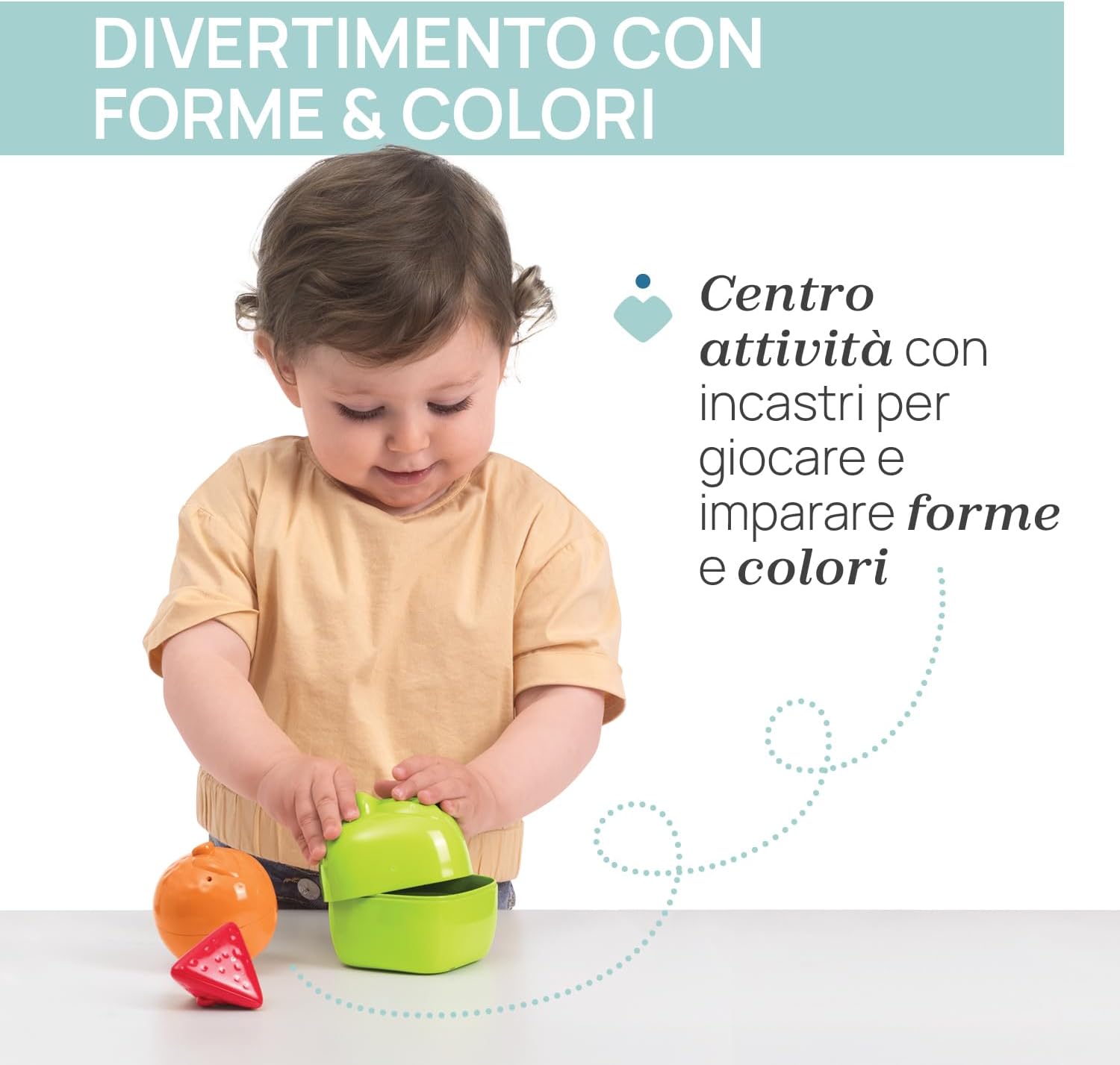 Detalle de Chicco Carrello Primi Passi 2in1: walker robusto e centro attività con sedile per bambola