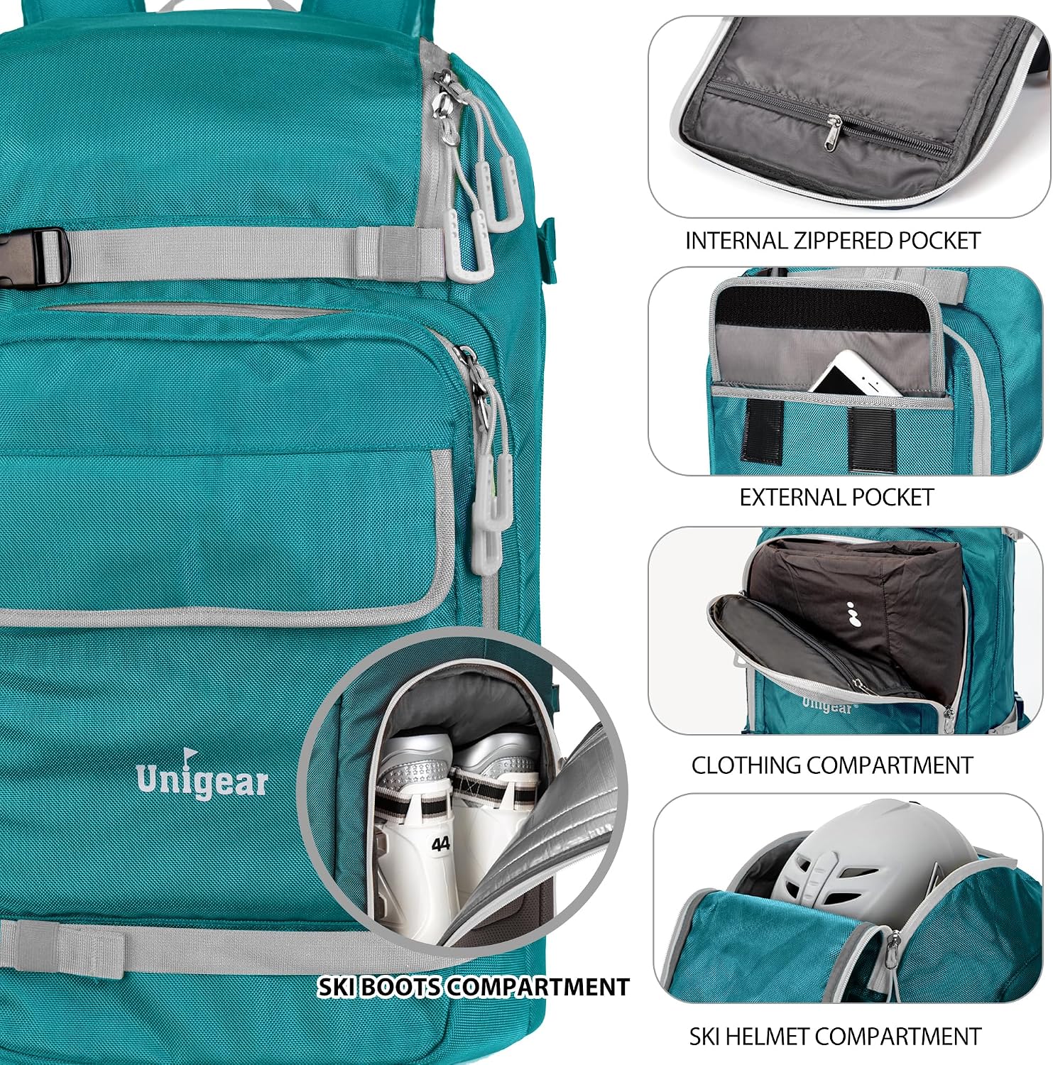 Thumbnail 2 de Unigear mochila de esquí 70 L