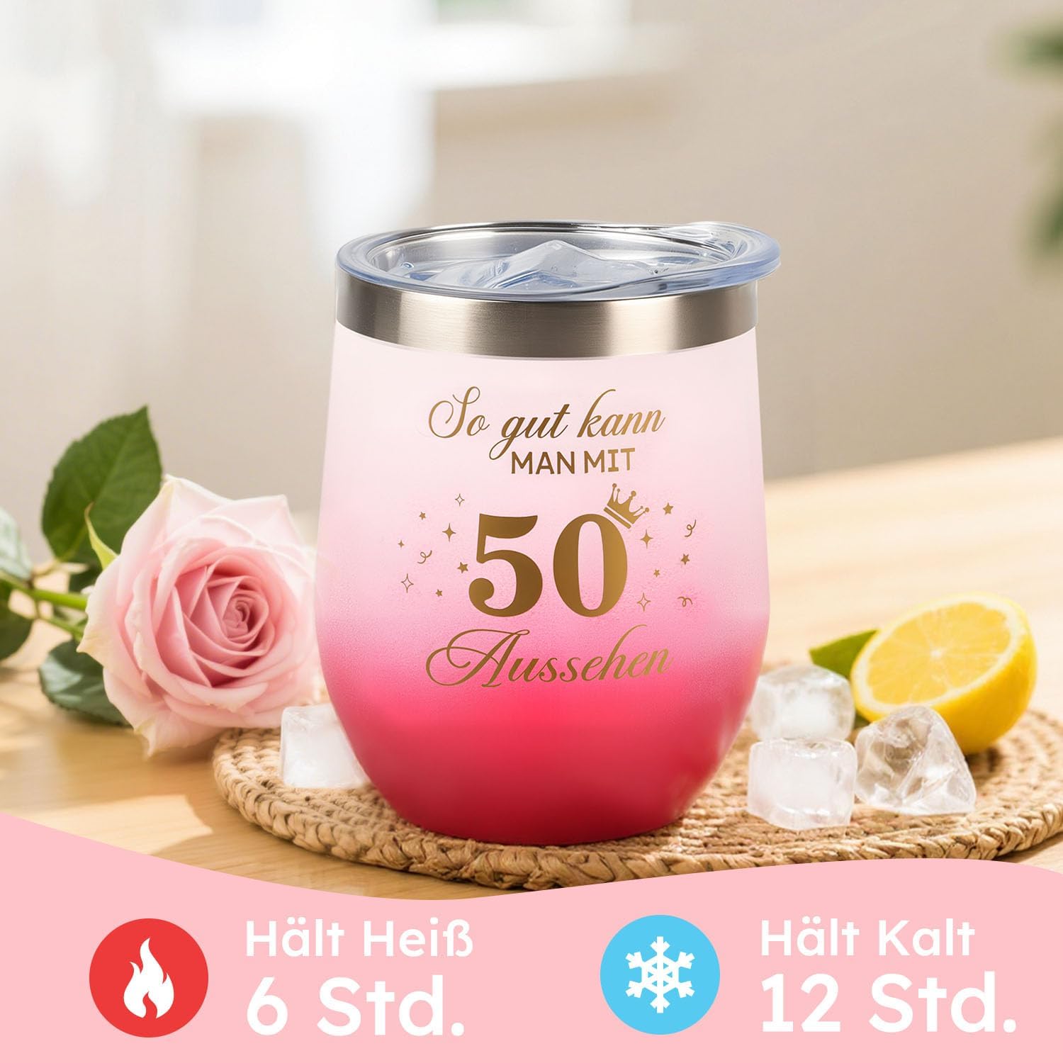 Detalle 1 de 50. Geburtstag Frau Geschenkset