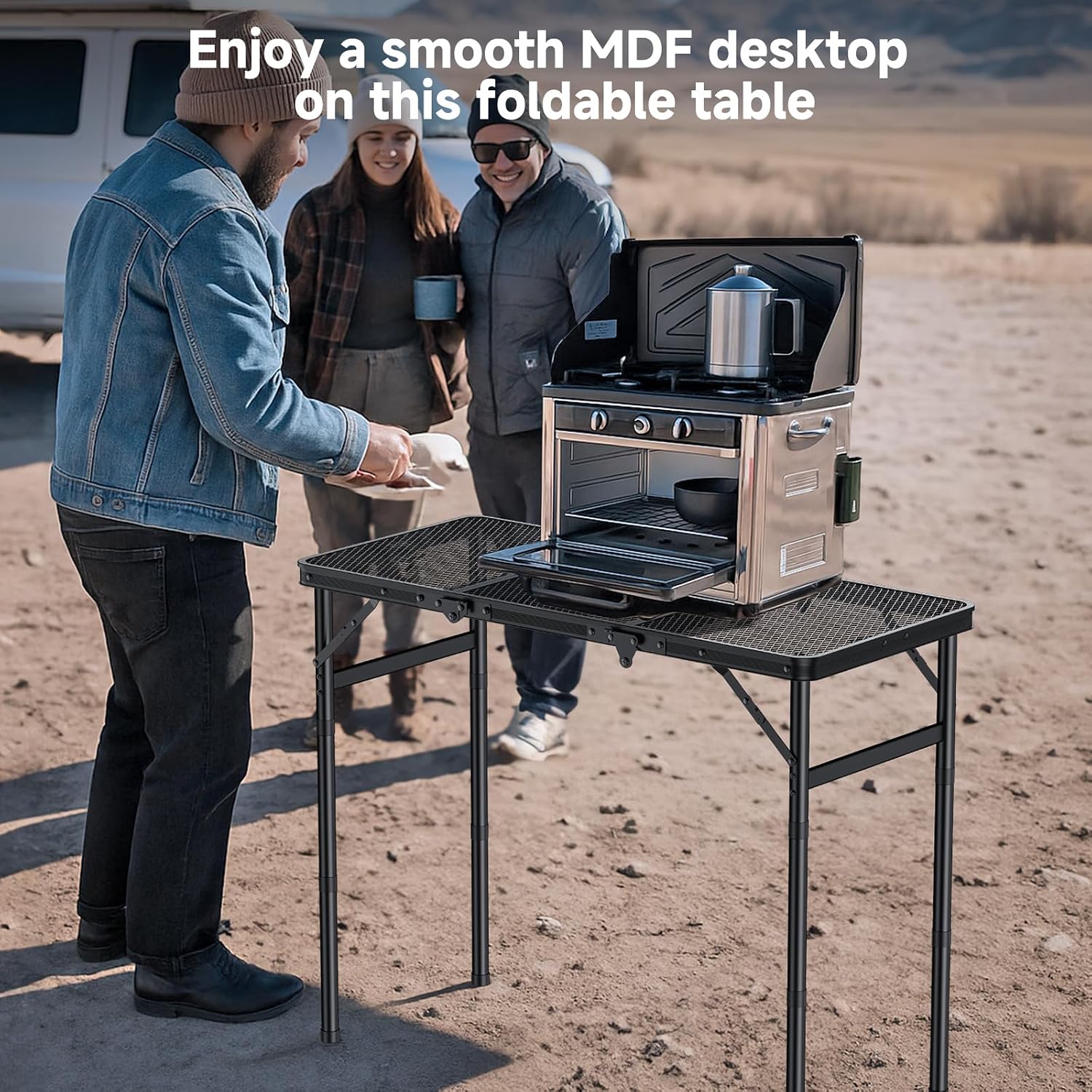 Detalle de Diceaynico Folding Camping Table, 3-Fold