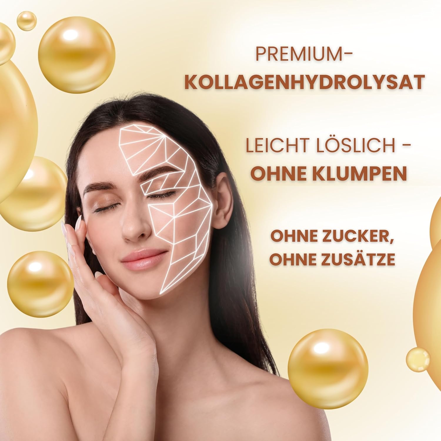 Thumbnail 5 de marble® Collagen Pulver 450 g mit Vanille-Aroma (Collagenpeptide) – praktische Pappdose