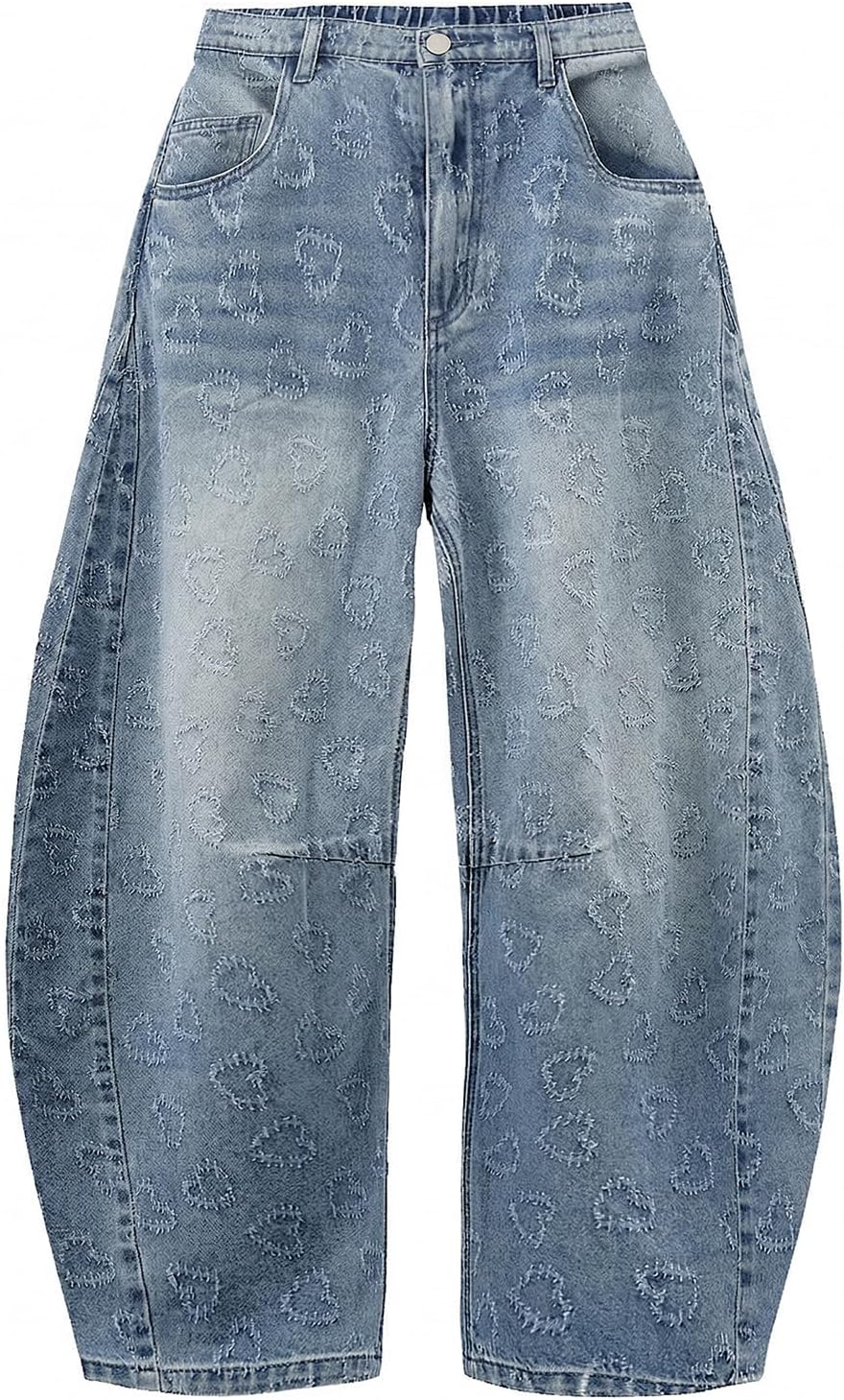 Detalle de EXLURA Barrel Jeans Cotton Blend