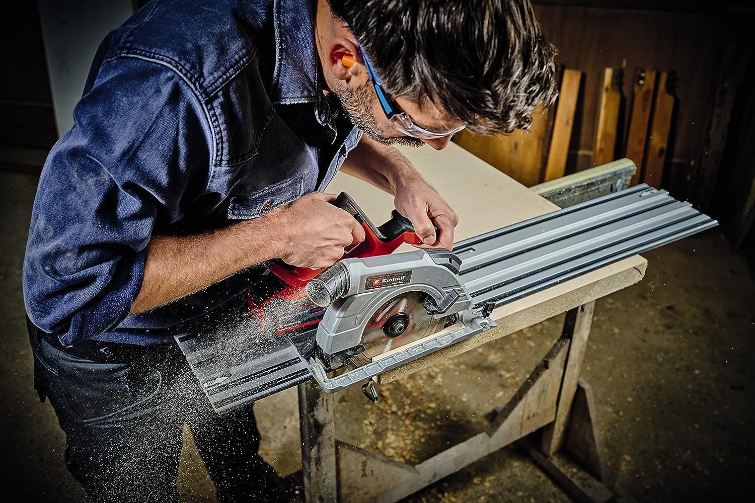 Detalle 2 de Einhell TP-CS 18/190 Akku-HandkreissĂ€ge 65 mm đš