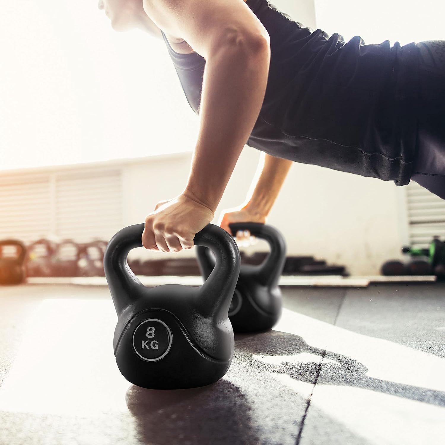 Thumbnail 1 de Yaheetech 20kg Kettlebell Set (4 pcs: 2kg, 4kg, 6kg, 8kg) for Home Fitness