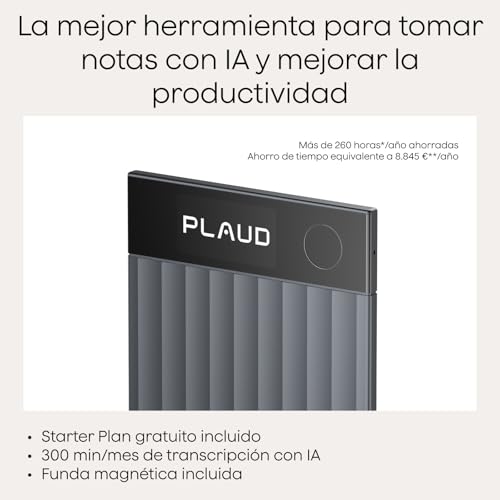 Thumbnail 1 de Plaud Note Pro: Grabadora de Voz IA con Transcripción, Resumen y Gestión de Llamadas
