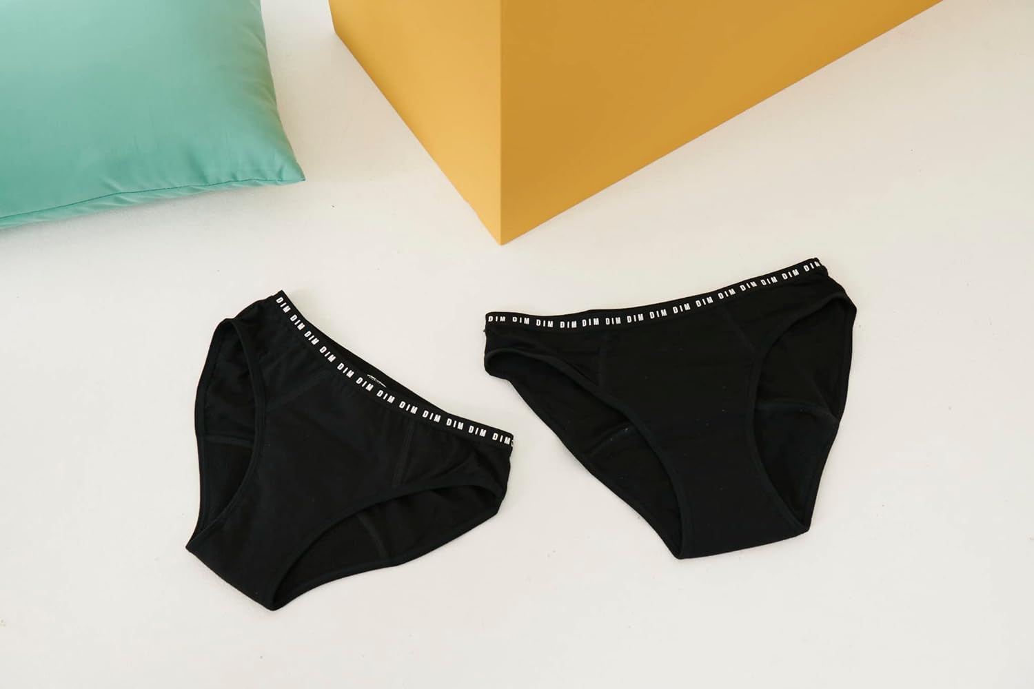 Thumbnail 5 de DIM My Protect culottes menstruelles fille (pack de 2) en coton bio – flux abondant, lavables