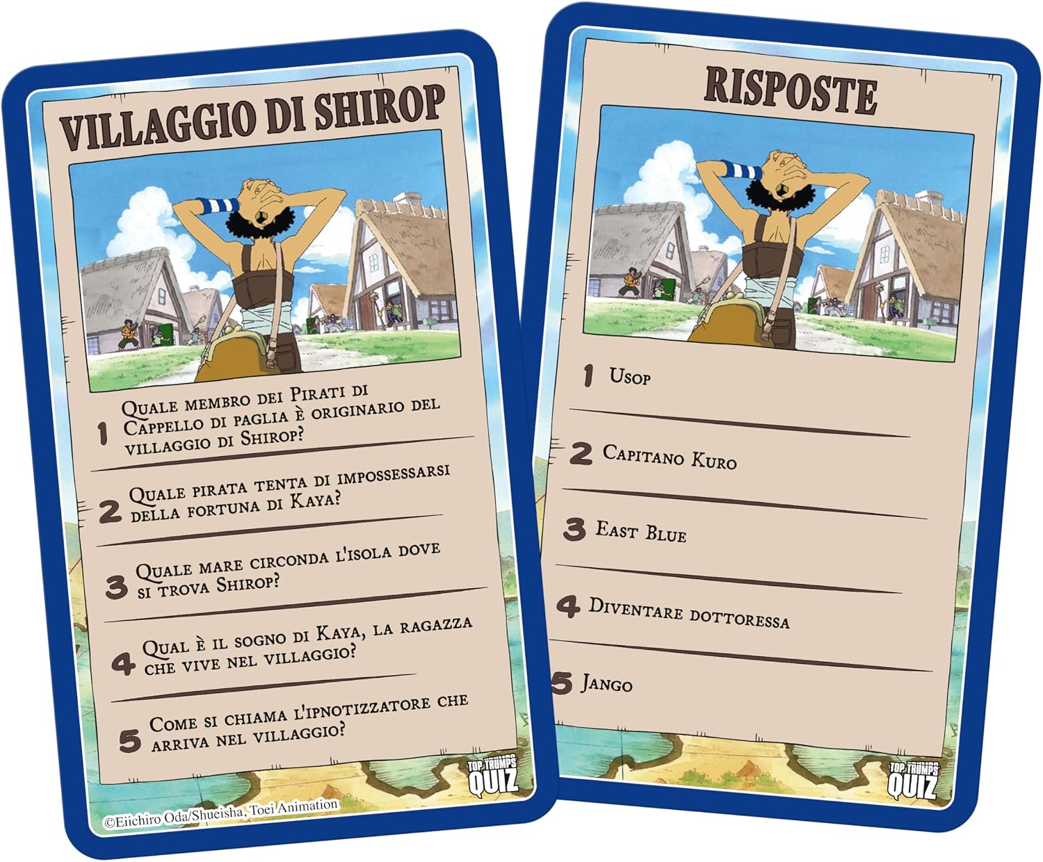 Thumbnail 6 de Top Trumps One Piece: Quiz di curiosità — Gioco di carte quiz per viaggi e serate familiari