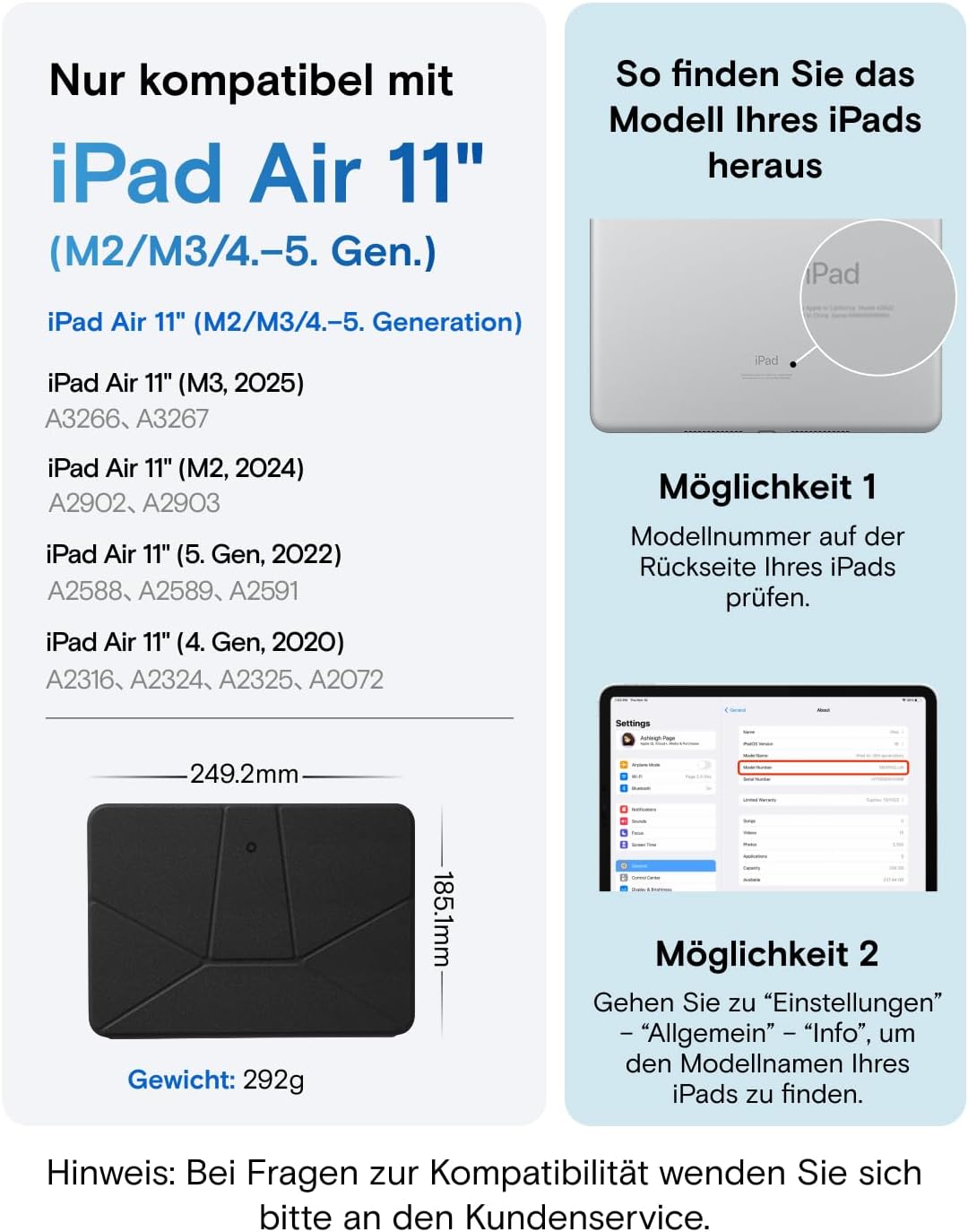 Thumbnail 1 de MOFT Dynamic Folio für 11" iPad Air 292 g
