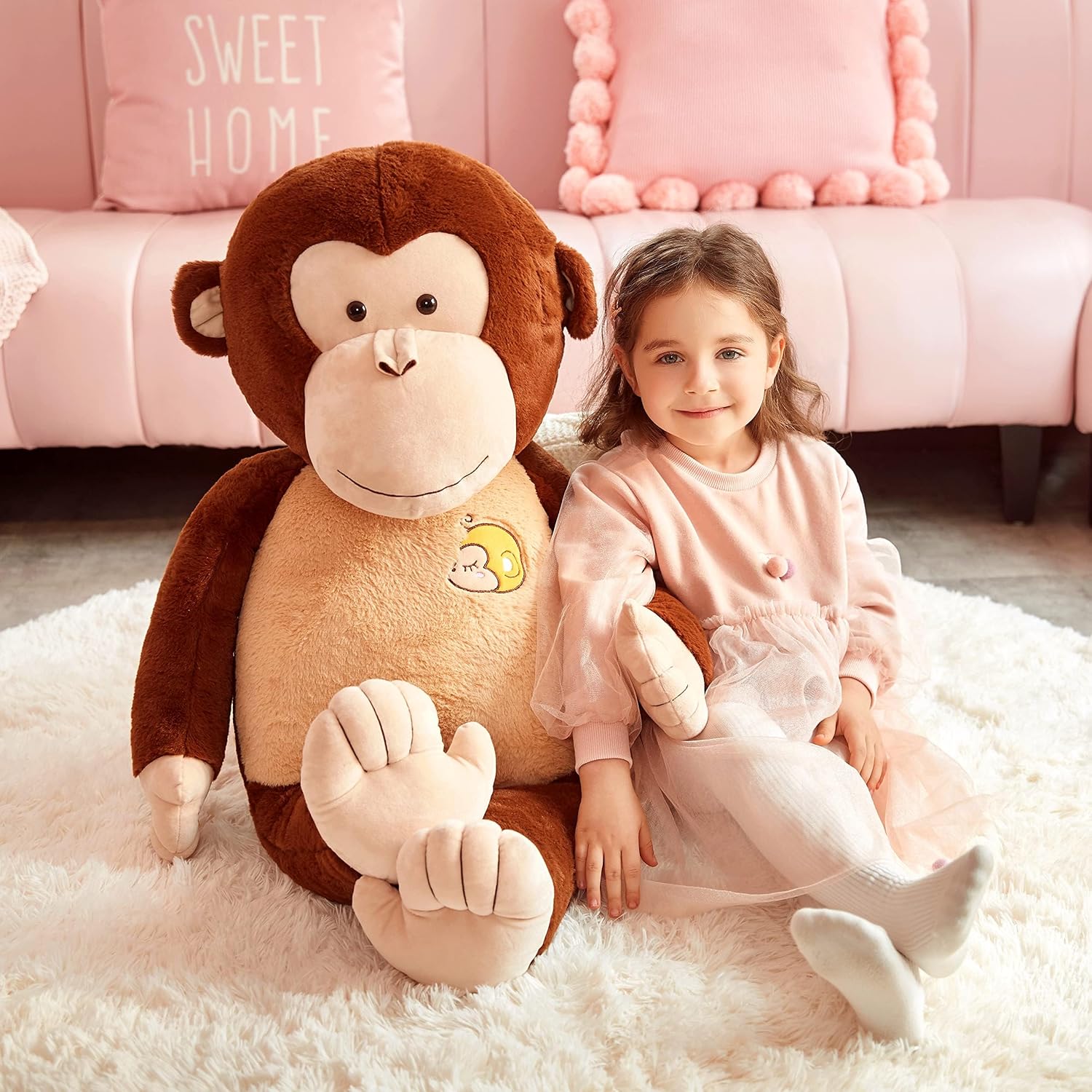 Thumbnail 5 de IKASA Giant Monkey Plush Toy 30 inches