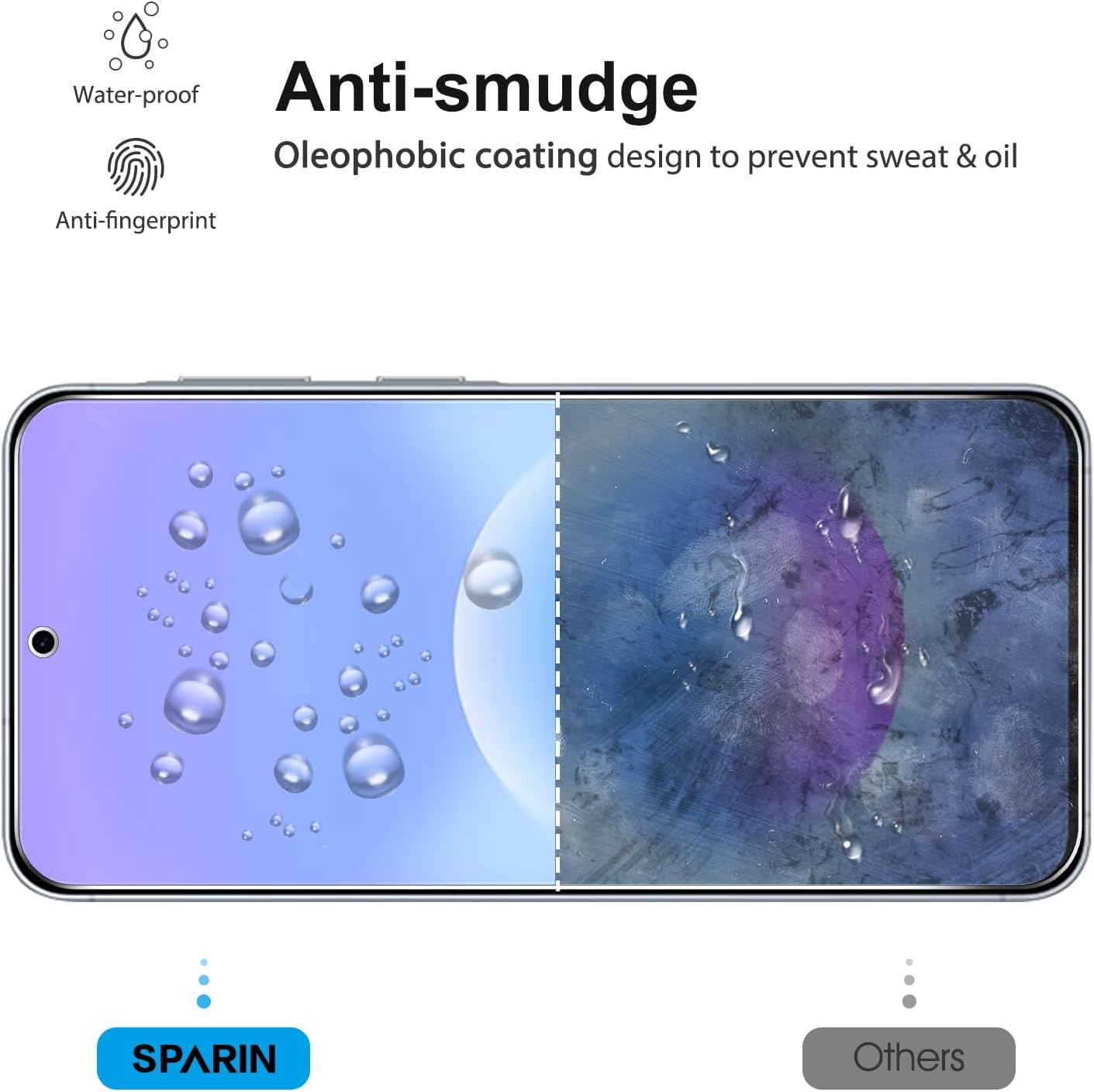 Detalle de SPARIN Panzer Schutz Glas für Samsung Galaxy A57 5G – 3 Schutzfolien + 2 Kameraschutz mit Montage Rahmen