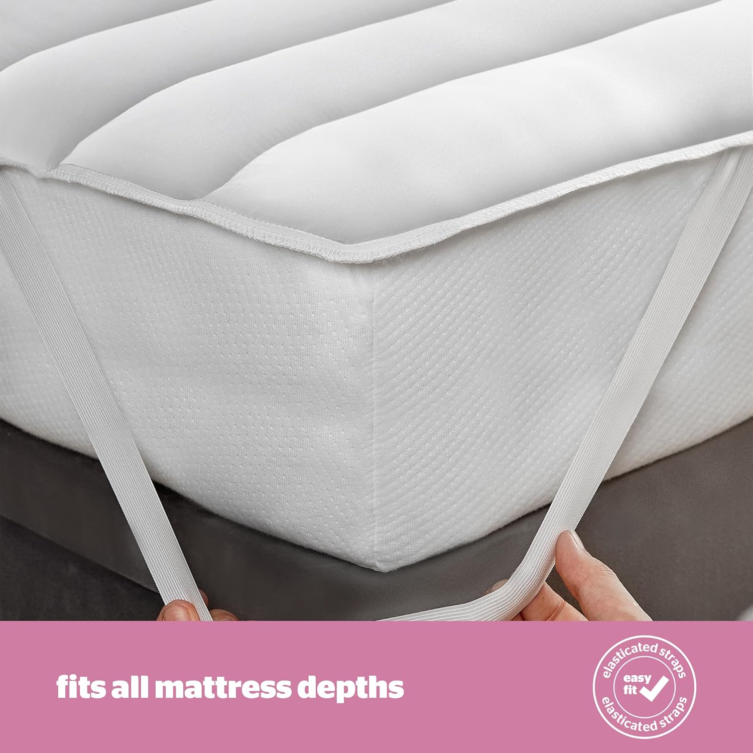 Thumbnail 2 de Silentnight 100% Cotton Quilted Mattress Protector – Double
