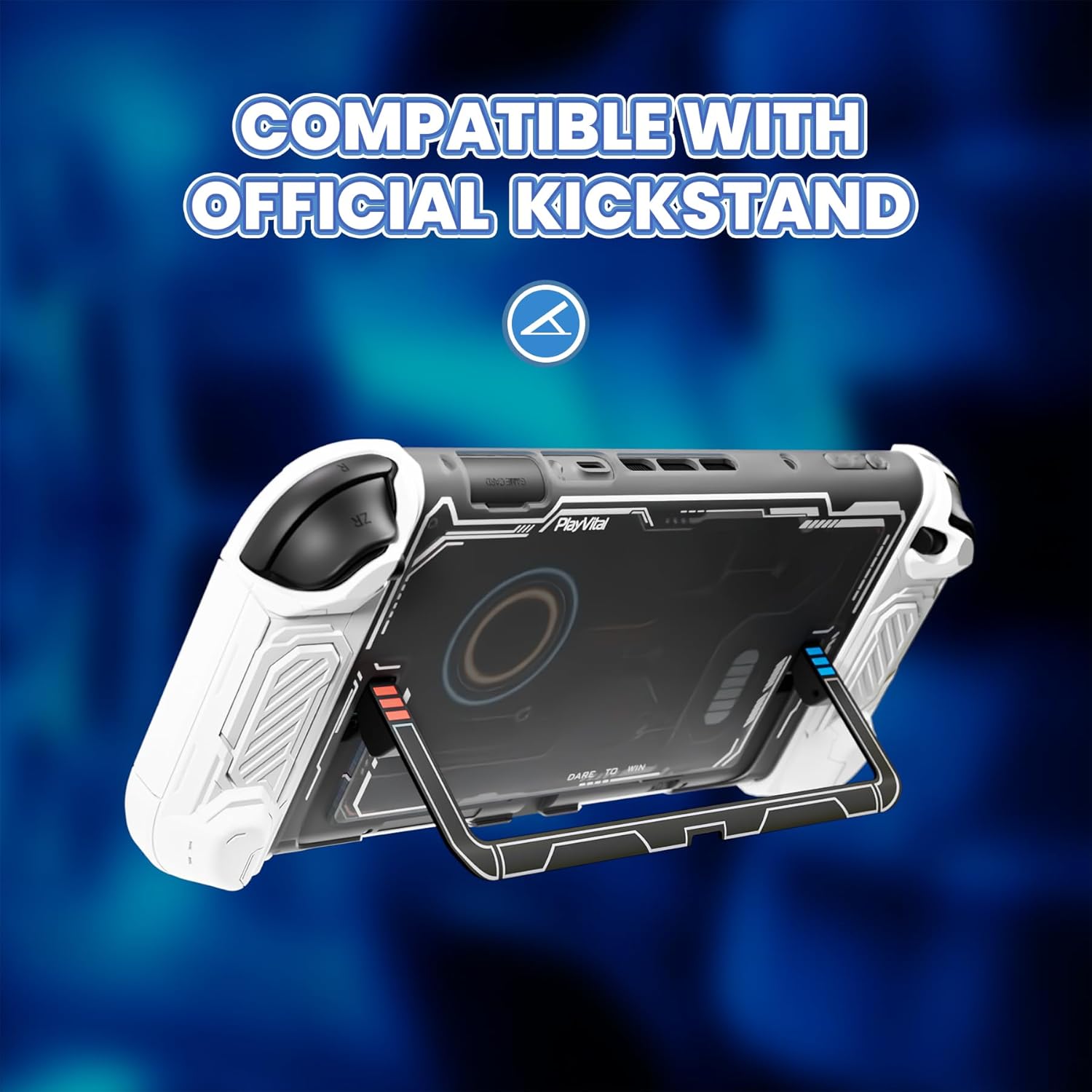 Thumbnail 2 de PlayVital Protective Case for Nintendo Switch 2 with Mecha Ergonomic Grips