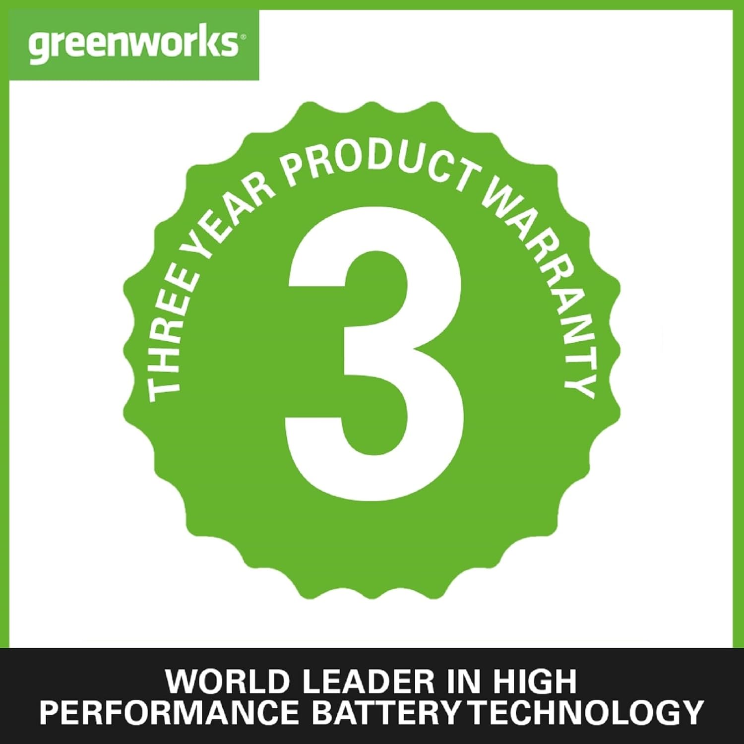 Thumbnail 6 de Greenworks 40V Cordless Strimmer Lawn Edger (G40LT33) with Wheel, 33cm Cutting Width