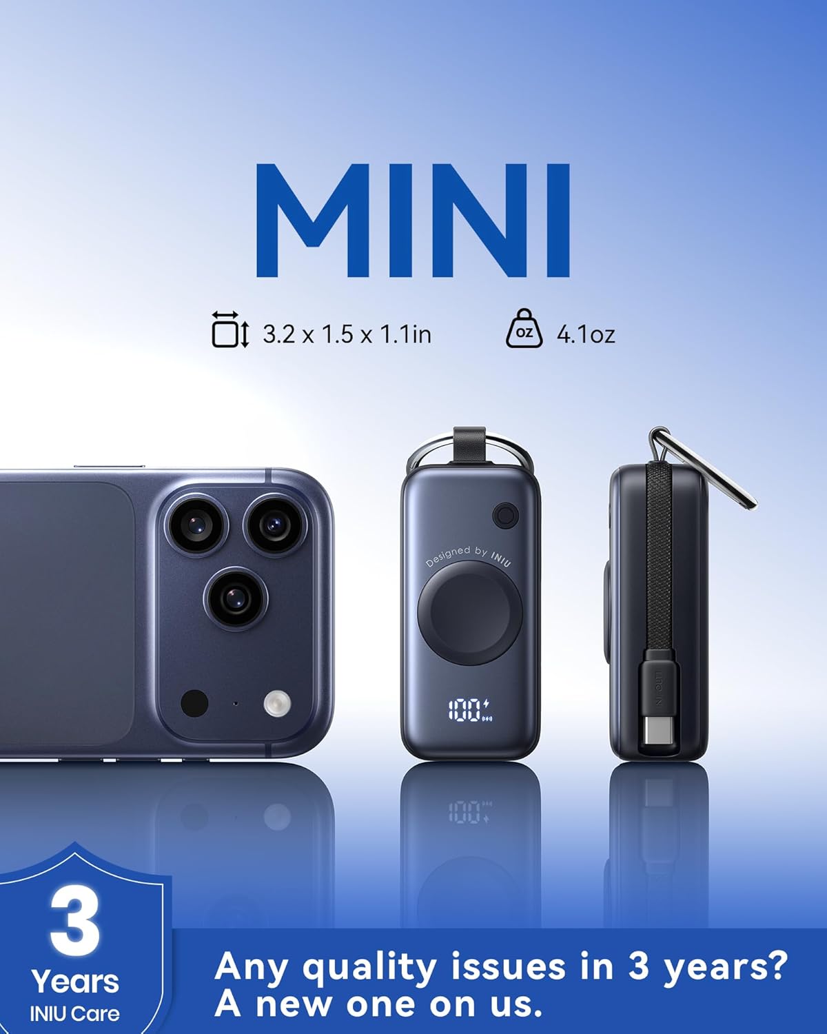 Thumbnail 4 de INIU Power Bank 5000mAh pocket 20W portable charger