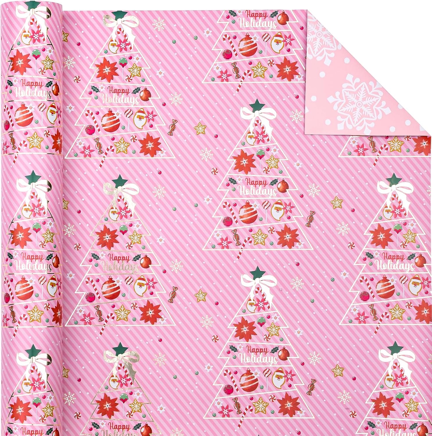 Thumbnail 2 de WRAPAHOLIC Christmas Wrapping Paper, 17-Inch Roll