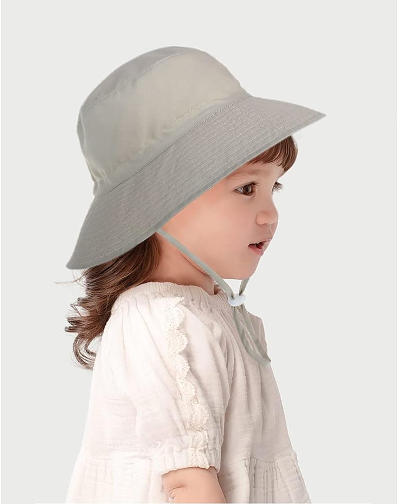 Thumbnail 1 de Malaxlx Baby-Sonnenhut mit breiter Krempe (UPF 50+) – Baumwolle, verstellbar für 0–6 Monate bis 2–6 Jahre