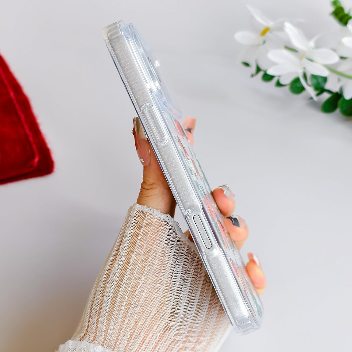 Detalle de Clear iPhone Case for iPhone 17 Pro Max