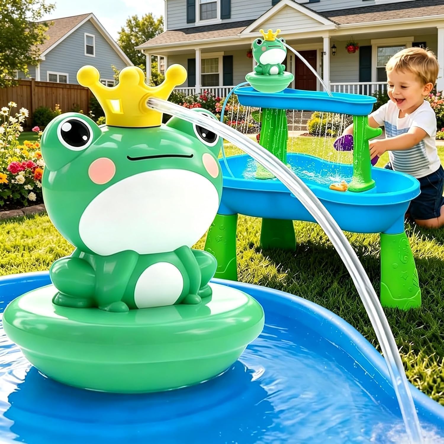 Detalle de weirtoya Wasserpumpe für Wasserspieltisch Kleinkinder – kabellose 3,7-V Spielpumpe mit Magnetmontage