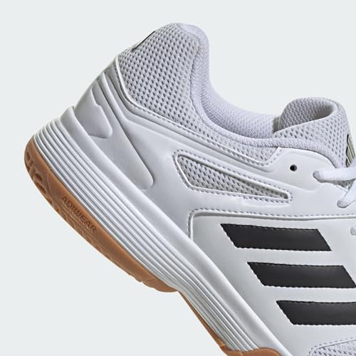 Thumbnail 6 de adidas Herren Speedcourt Indoor Shoes – Cloud White/Core Black/Gum, 42 EU