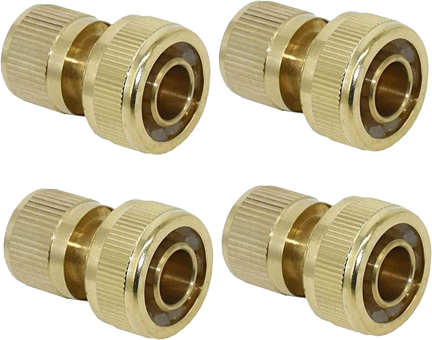 Thumbnail 6 de Hydrogarden 2 Pieces Garden Hose Quick Connector with Brass 1 Inch Male Thread
