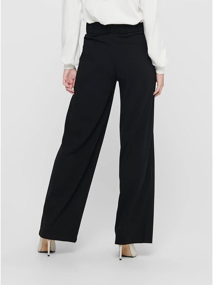 Detalle de JACQUELINE de YONG Damenhose JDYGEGGO – Mittlere Taille, weiter Beinschnitt