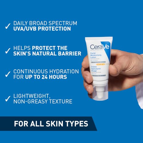 Detalle 2 de CeraVe AM Facial Moisturising Lotion SPF30 for Normal to Dry Skin (52ml)