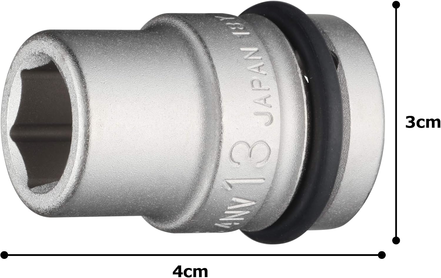 Thumbnail 4 de トネ(TONE) HP4NV-13 インパクト用ソケット 差込角12.7mm・二面幅13mm