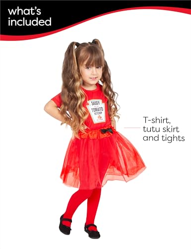 Thumbnail 2 de Rubies Disfraz Baby Ketchup, camiseta y falda tutu