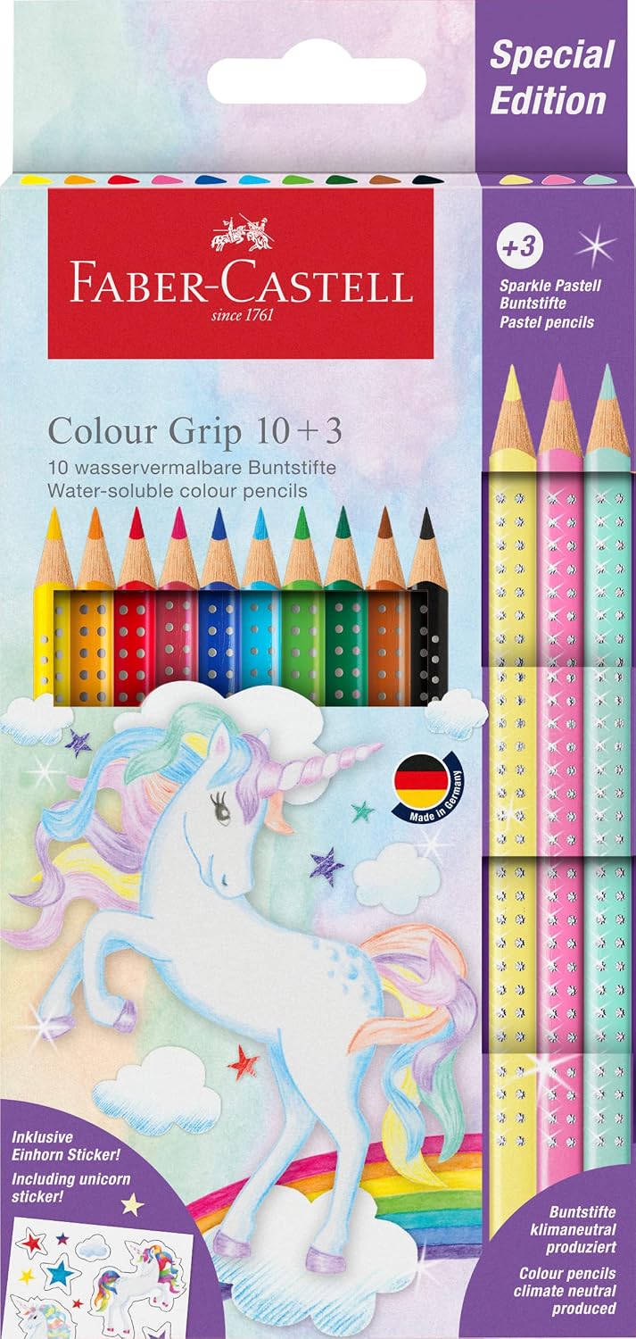 Detalle de Faber-Castell 201542 Buntstifte Einhorn 13-teilig