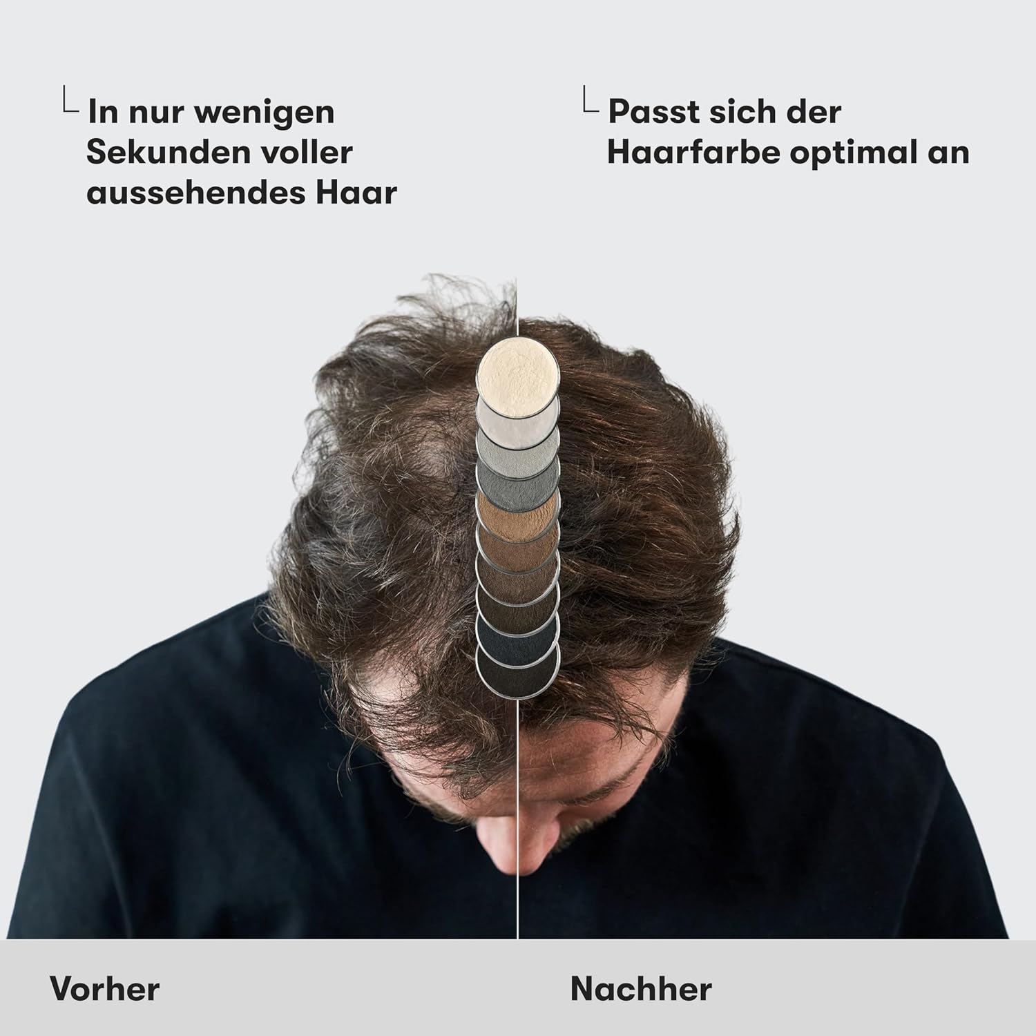Detalle 2 de O.C. HAIRCARE Streuhaar 11 Farben Mittelblond