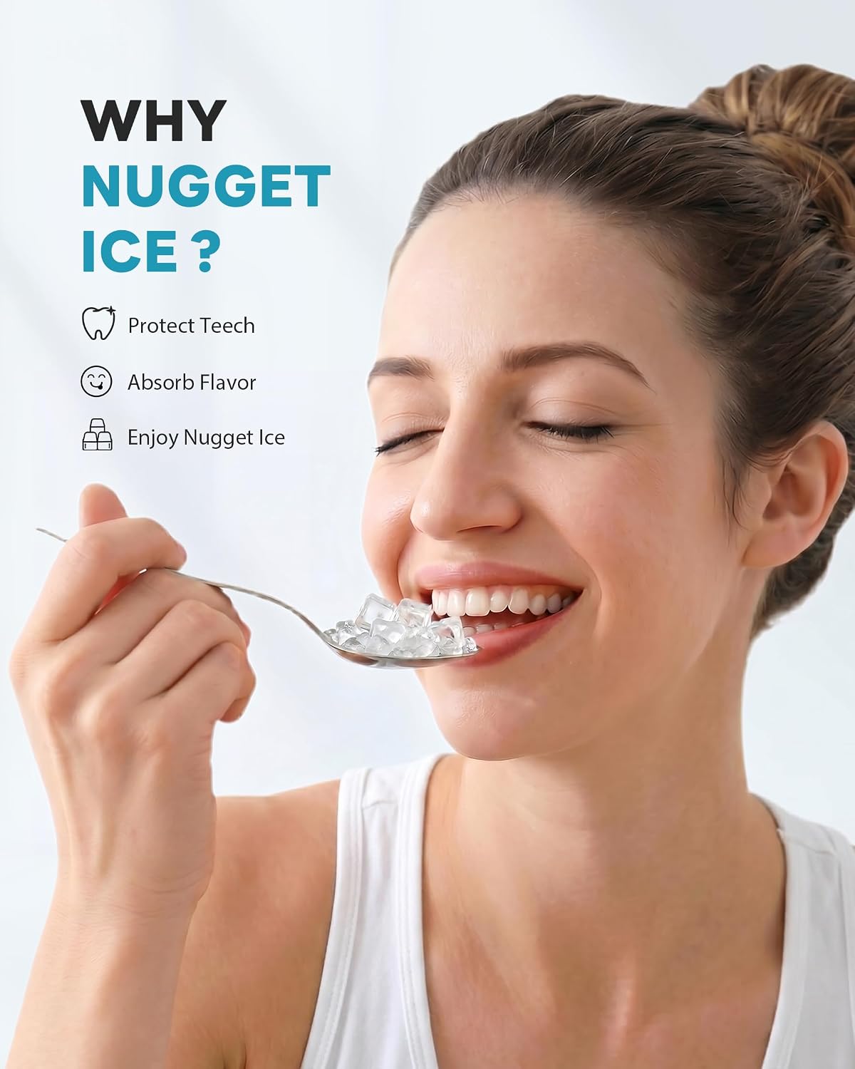 Detalle 2 de SenCre Nugget Ice Maker 40 lb Capacity