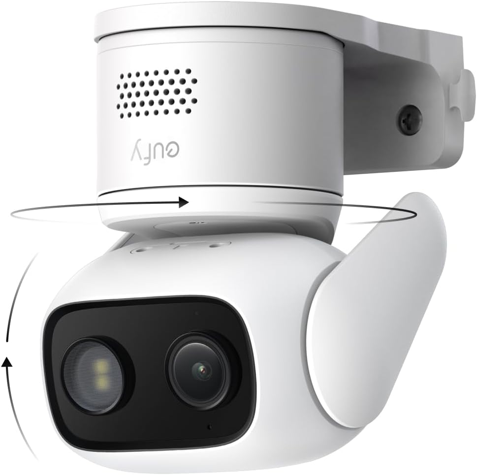 Detalle de eufy Security Überwachungskamera C31 kabelgebunden – 360°-Sicht, 24/7, Farbnachtsicht & KI-Erkennung ohne Abo