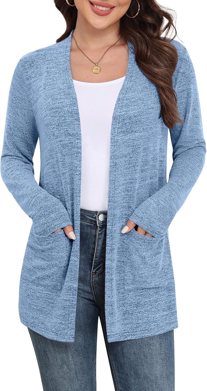 Thumbnail 5 de Yincro Womens Lightweight Cardigan with Pockets