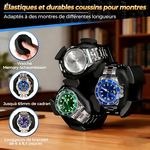 Thumbnail 2 de ANWBROAD Remontoir Montre Automatique 4 Modes – 3 Montres, Moteur Mabuchi Ultra-Silencieux