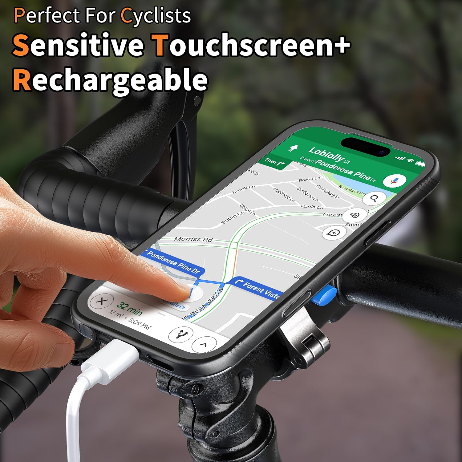 Thumbnail 6 de Cozycase Bike Phone Mount for iPhone 17 Pro: Waterproof, One‑Hand Locking, with Alloy Mount